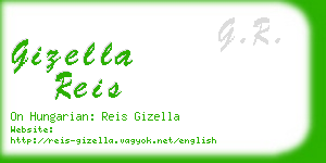 gizella reis business card